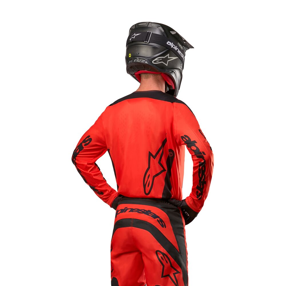 ALPINESTARS FLUID LURV HOT ORANGE BLACK JERSEY