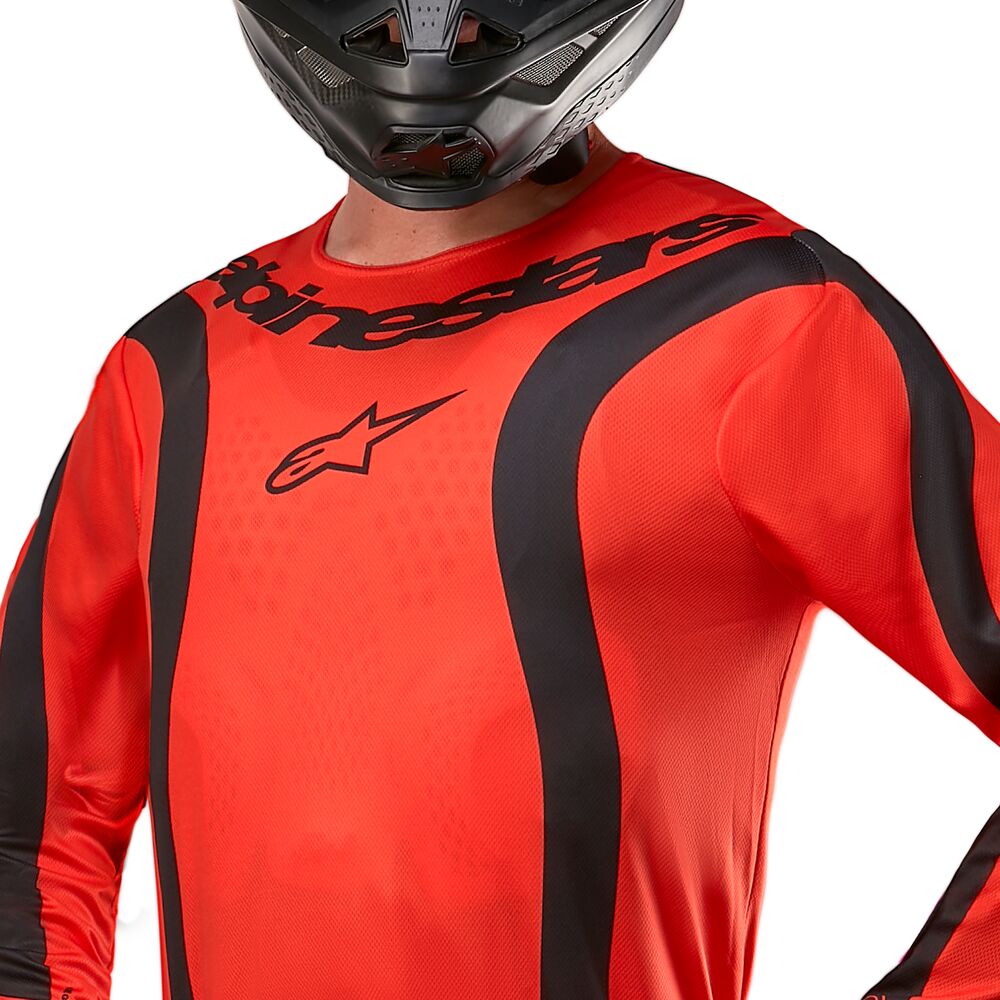 ALPINESTARS FLUID LURV HOT ORANGE BLACK JERSEY