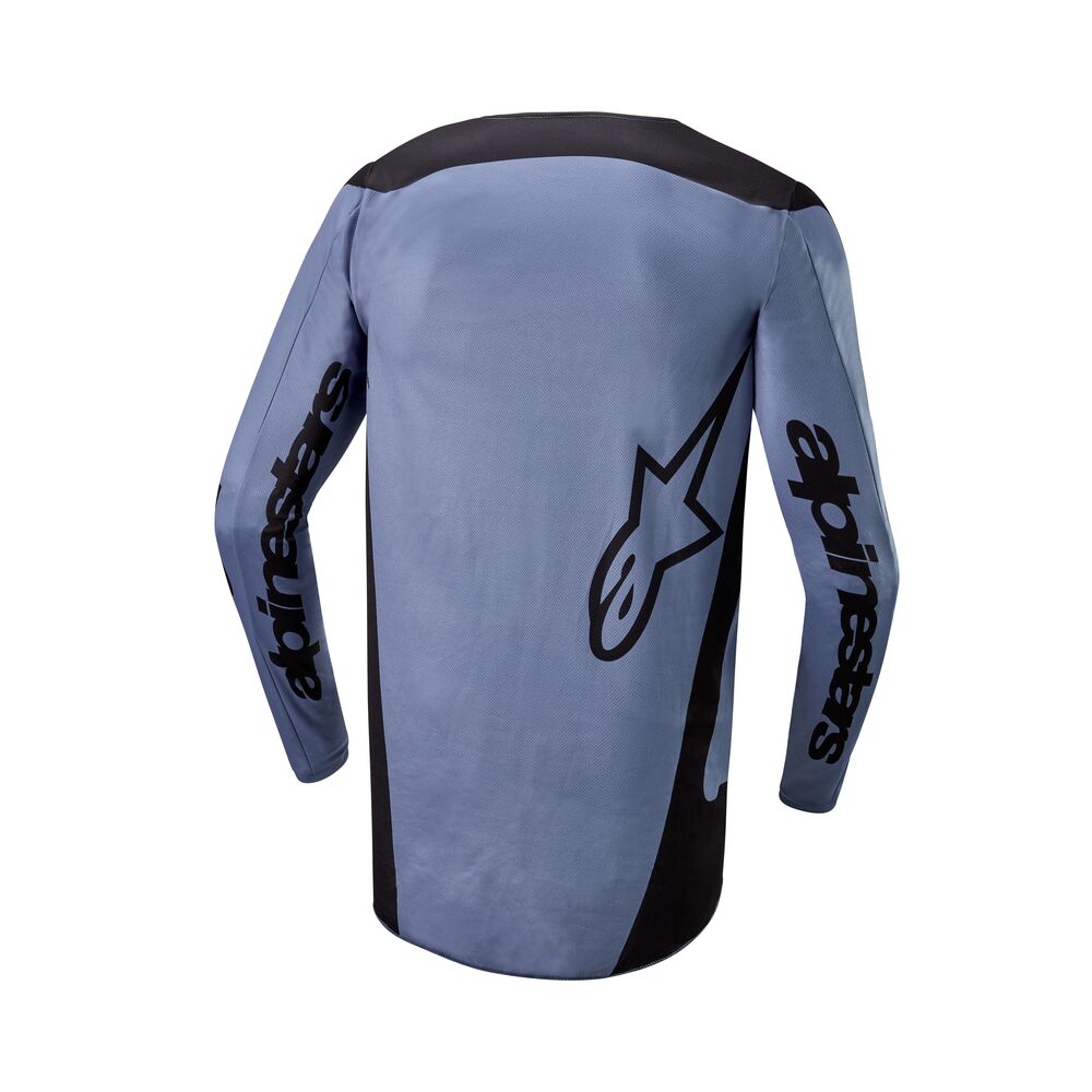 ALPINESTARS FLUID LURV LIGHT BLUE BLACK JERSEY
