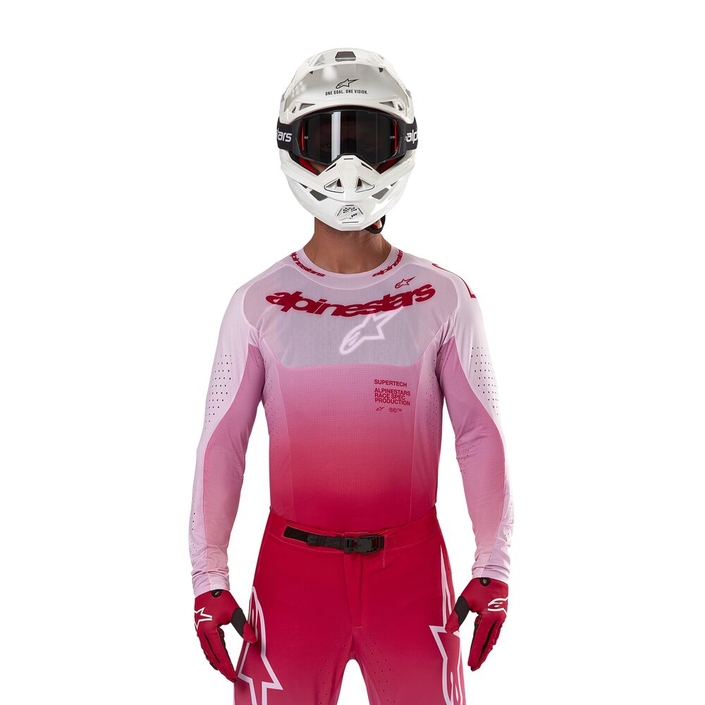 ALPINESTARS SUPERTECH DADE RED BERRY LILAC JERSEY