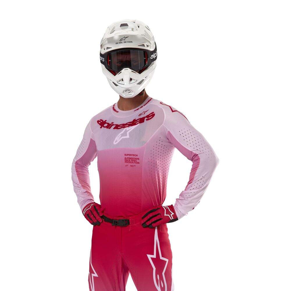 ALPINESTARS SUPERTECH DADE RED BERRY LILAC JERSEY