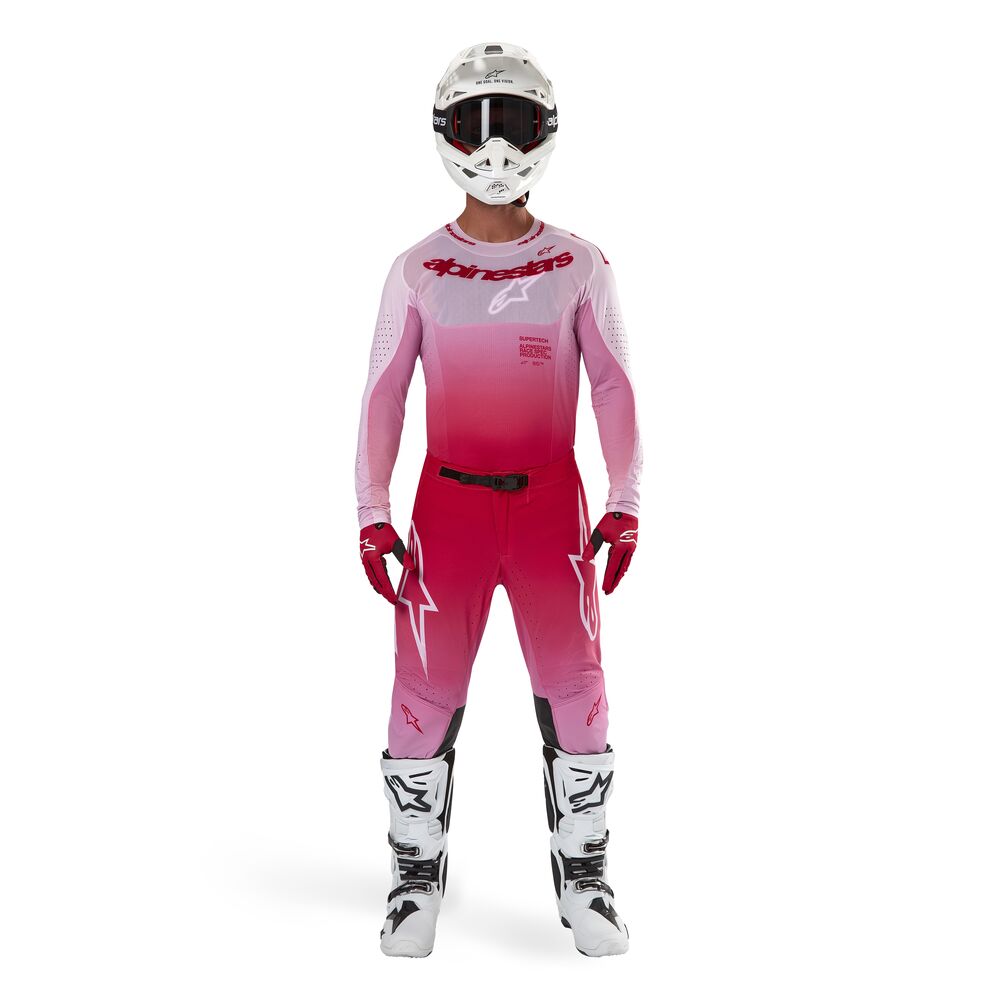 ALPINESTARS SUPERTECH DADE RED BERRY LILAC JERSEY