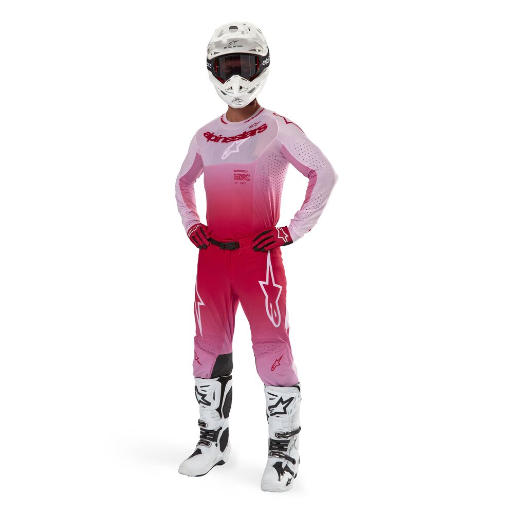ALPINESTARS SUPERTECH DADE RED BERRY LILAC JERSEY