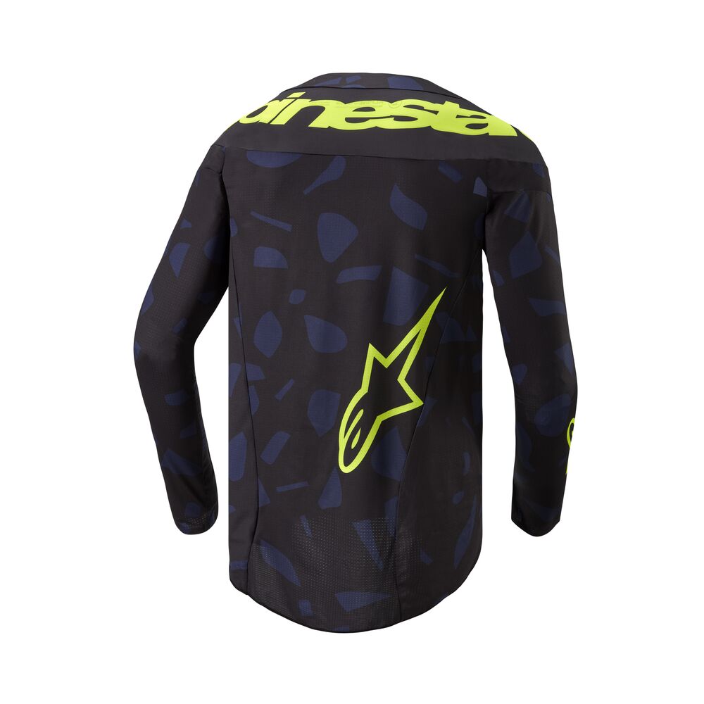 ALPINESTARS TECHSTAR RANTERA BLACK NAVY YELLOW FLUO JERSEY