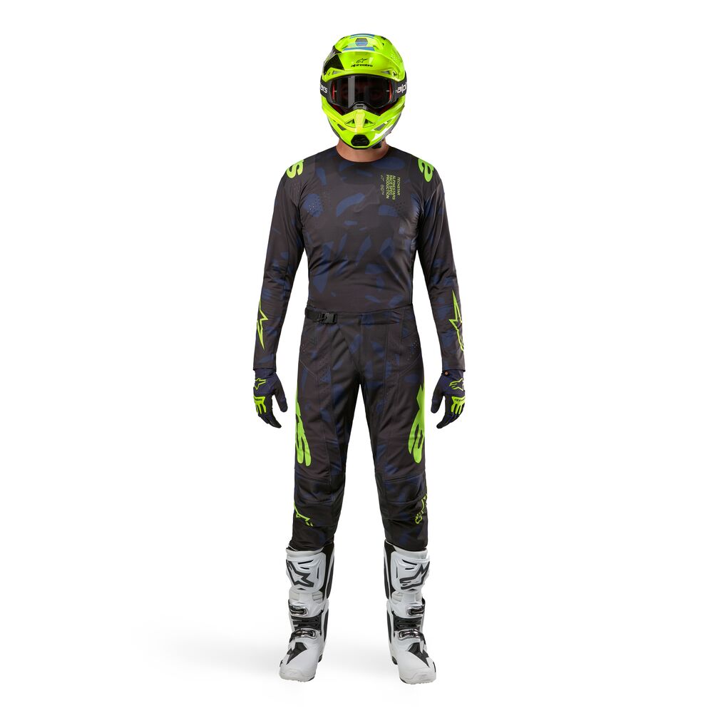 ALPINESTARS TECHSTAR RANTERA BLACK NAVY YELLOW FLUO JERSEY