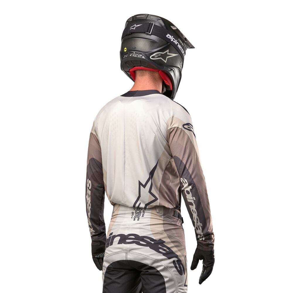 ALPINESTARS TECHSTAR PNEUMA DARK SAND IRON DUST GRAY JERSEY