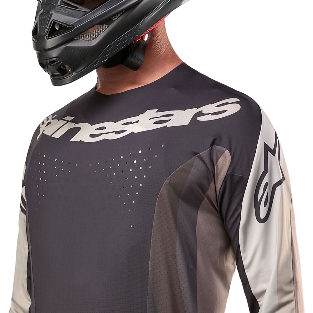 ALPINESTARS TECHSTAR PNEUMA DARK SAND IRON DUST GRAY JERSEY
