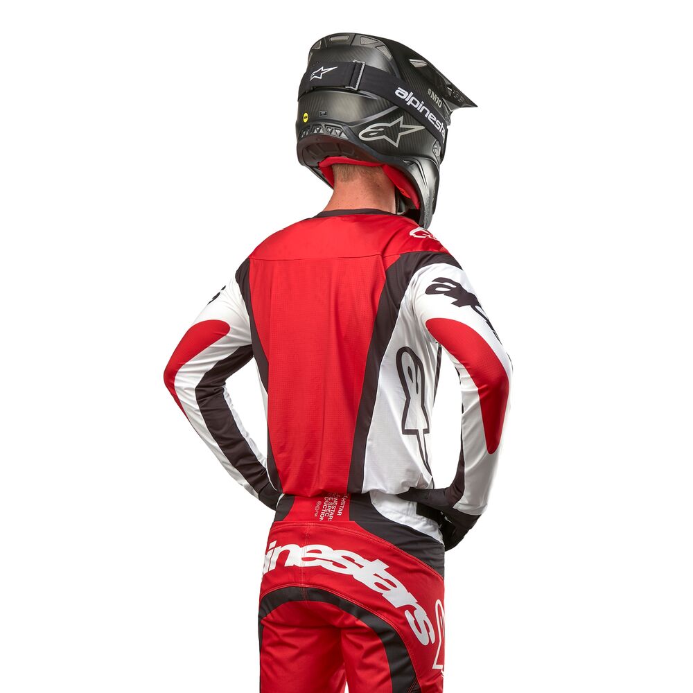 ALPINESTARS TECHSTAR OCURI MARS RED WHITE BLACK JERSEY
