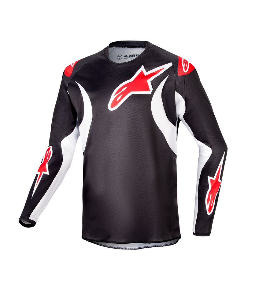 ALPINESTARS YOUTH RACER LUCENT BLACK WHITE JERSEY