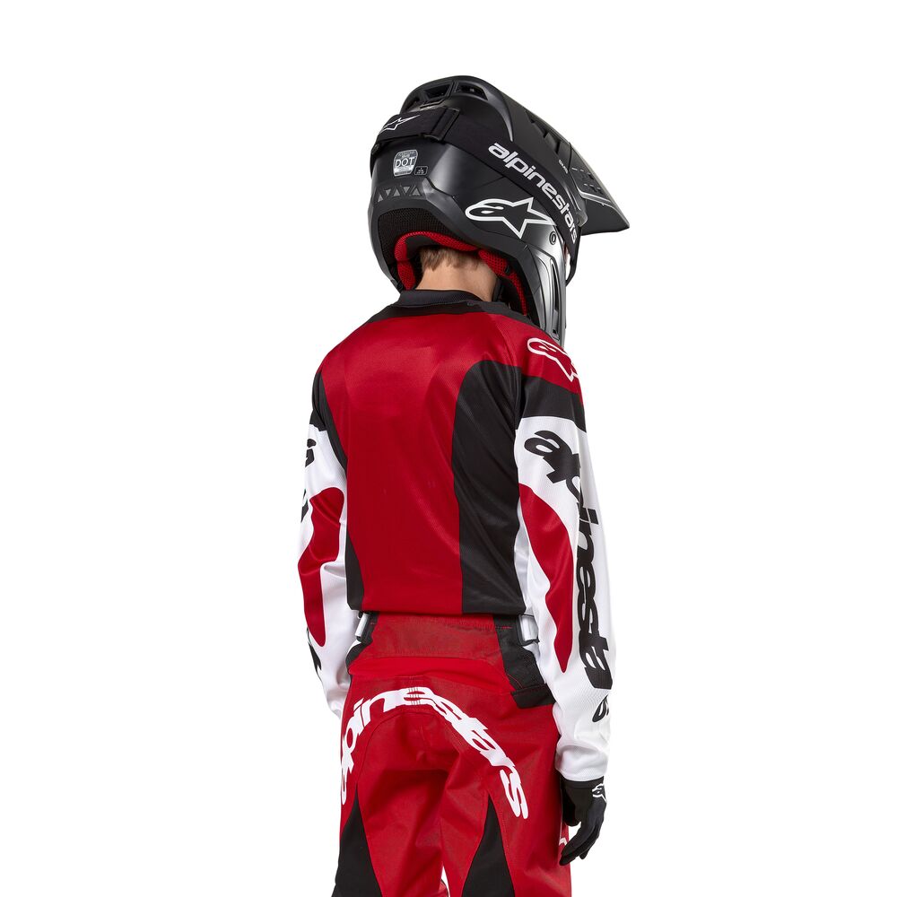 ALPINESTARS YOUTH RACER OCURI MARS RED WHITE BLACK JERSEY