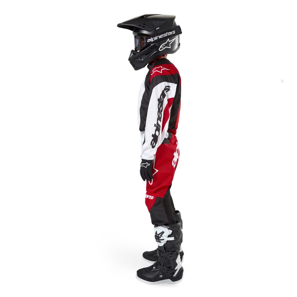 ALPINESTARS YOUTH RACER OCURI MARS RED WHITE BLACK JERSEY