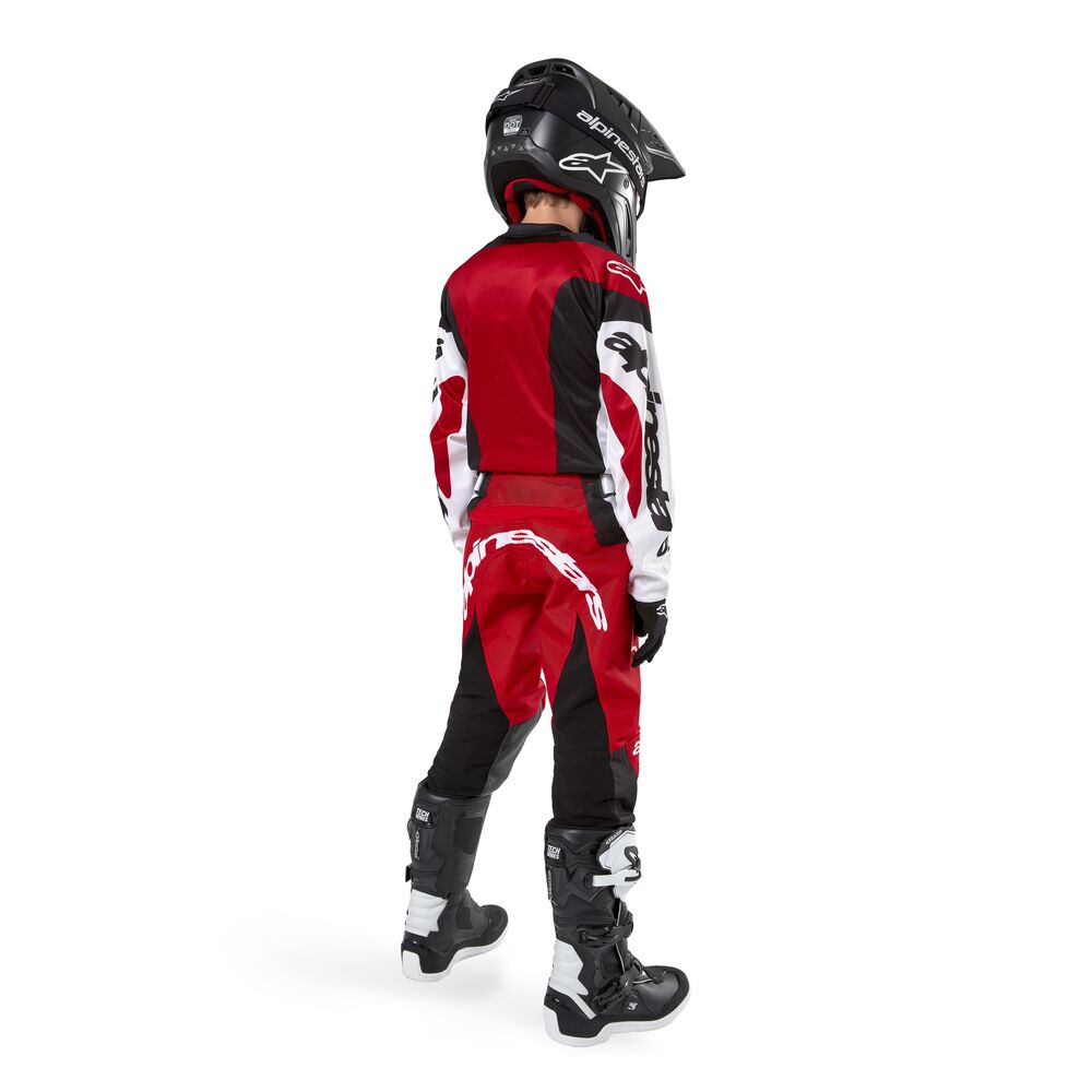 ALPINESTARS YOUTH RACER OCURI MARS RED WHITE BLACK JERSEY
