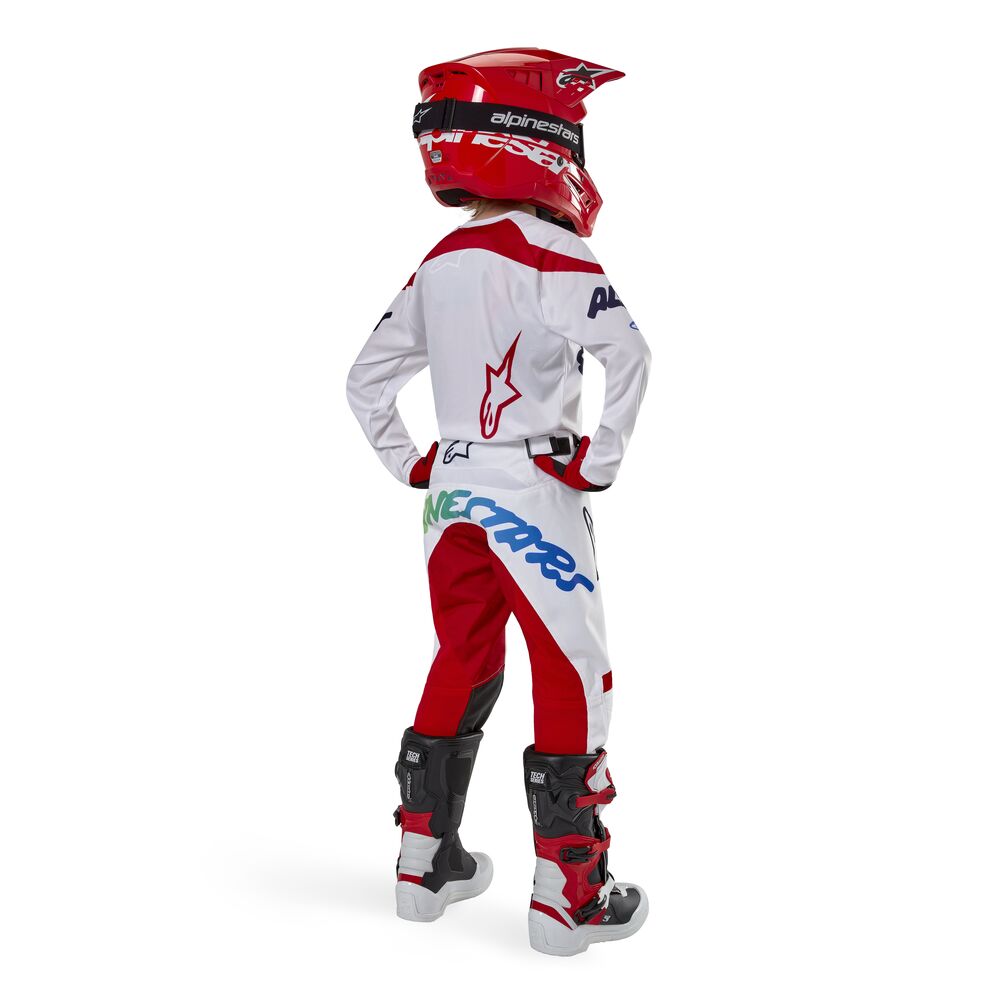 ALPINESTARS YOUTH RACER HANA WHITE MULTICOLOR JERSEY