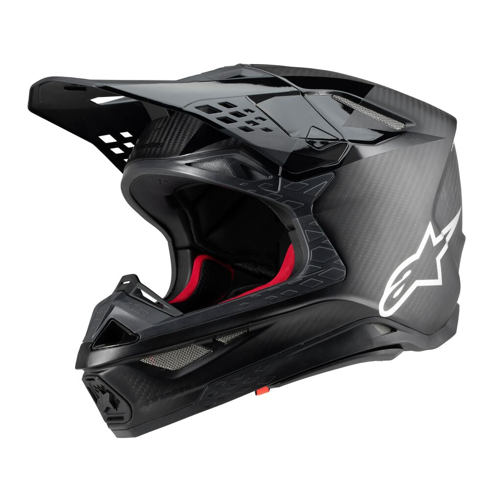 ALPINESTARS SUPERTECH S-M10 FAME BLACK CARBON M&G HELMET