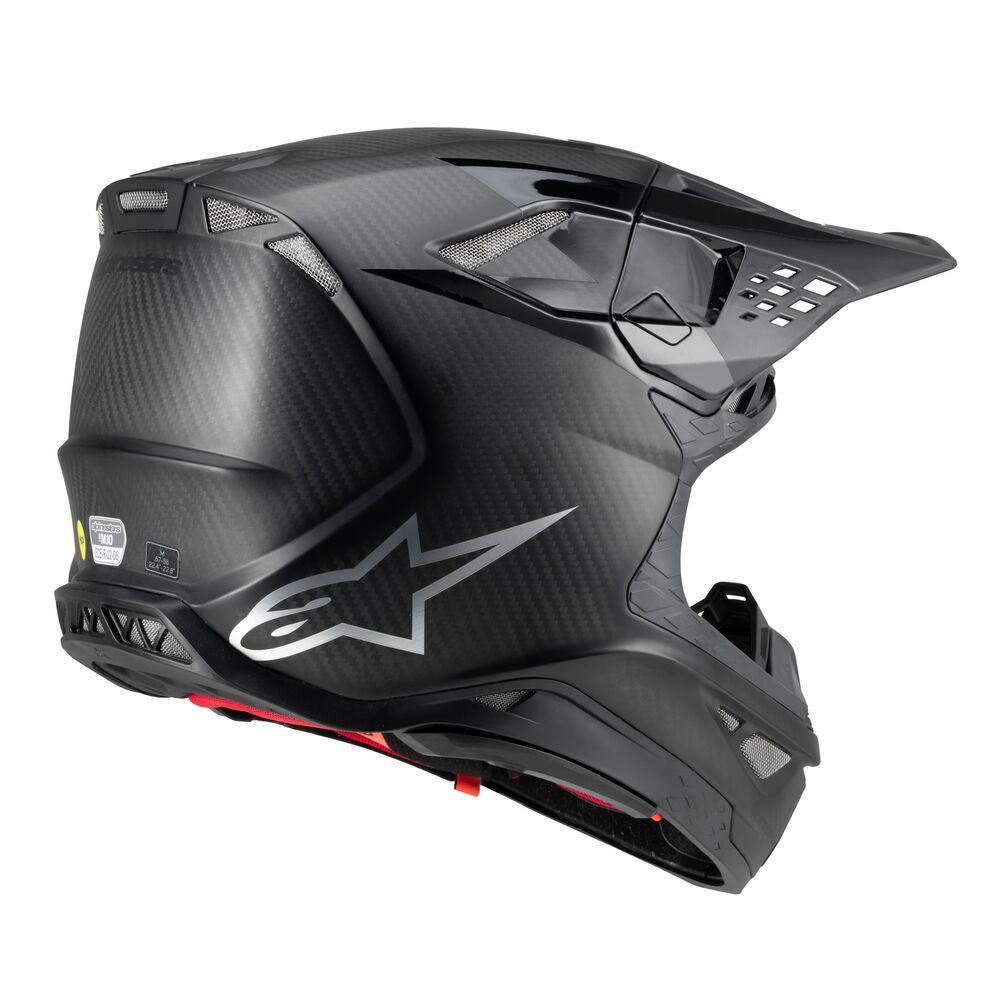 ALPINESTARS SUPERTECH S-M10 FAME BLACK CARBON M&G HELMET