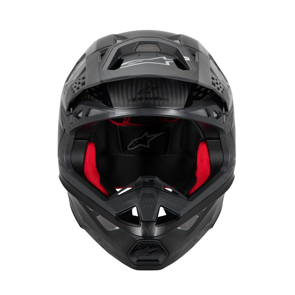 ALPINESTARS SUPERTECH S-M10 FAME BLACK CARBON M&G HELMET