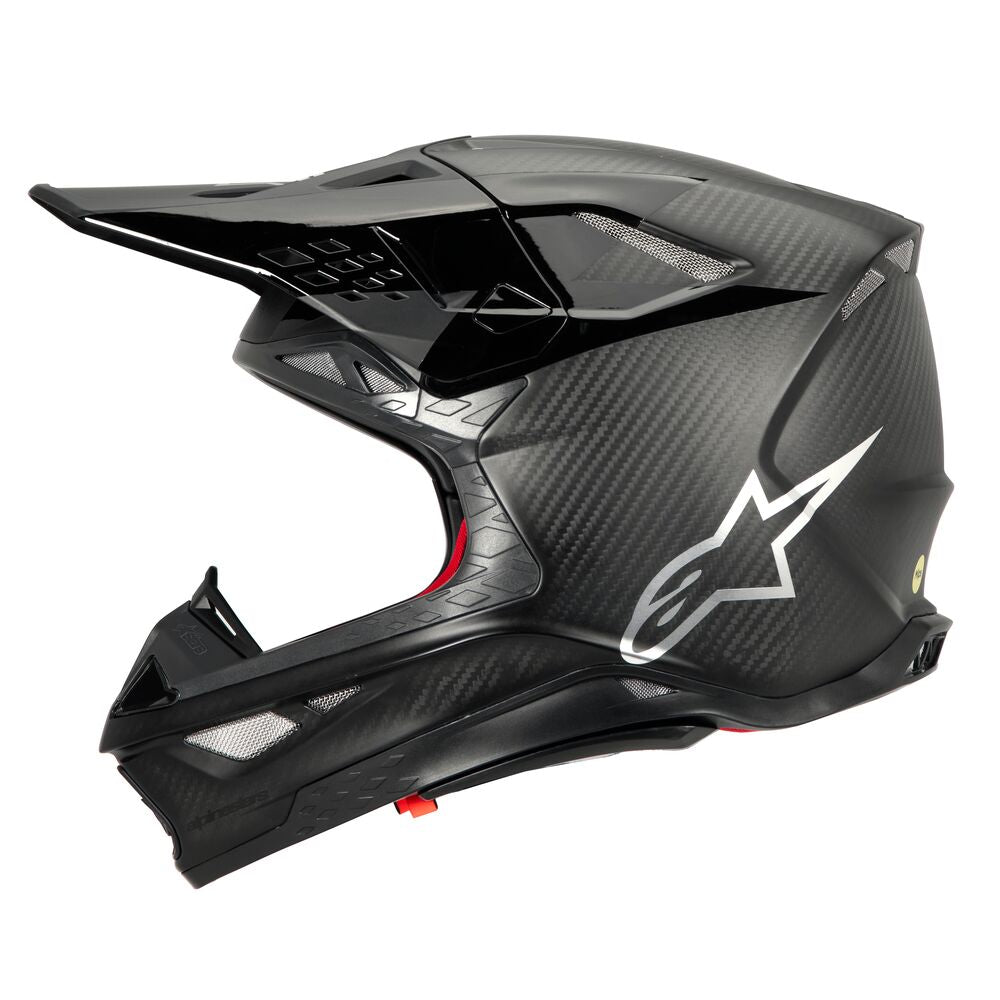 ALPINESTARS SUPERTECH S-M10 FAME BLACK CARBON M&G HELMET