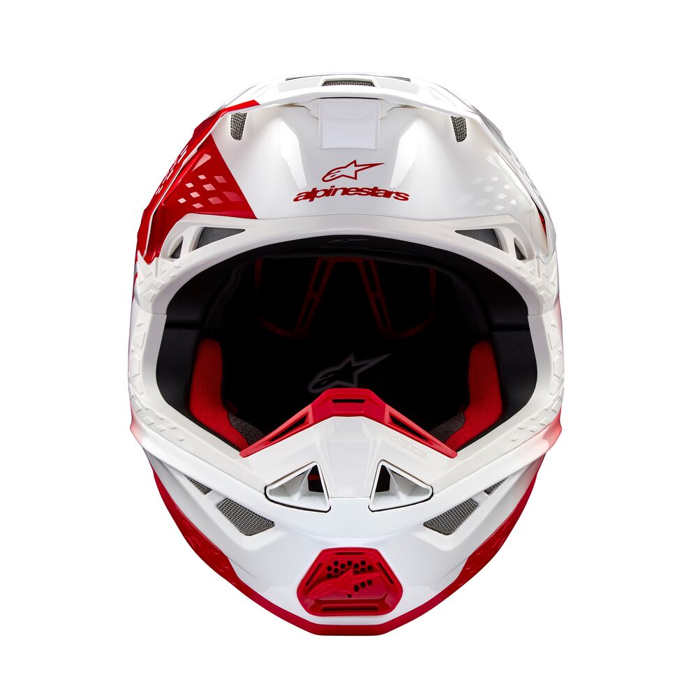 ALPINESTARS SUPERTECH S-M10 UNITE RED WHITE GLOSSY HELMET