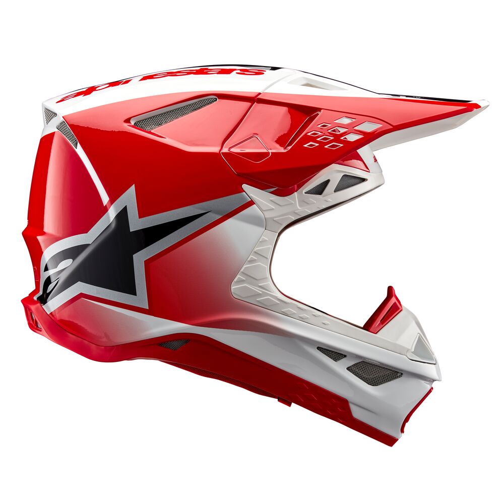 ALPINESTARS SUPERTECH S-M10 UNITE RED WHITE GLOSSY HELMET