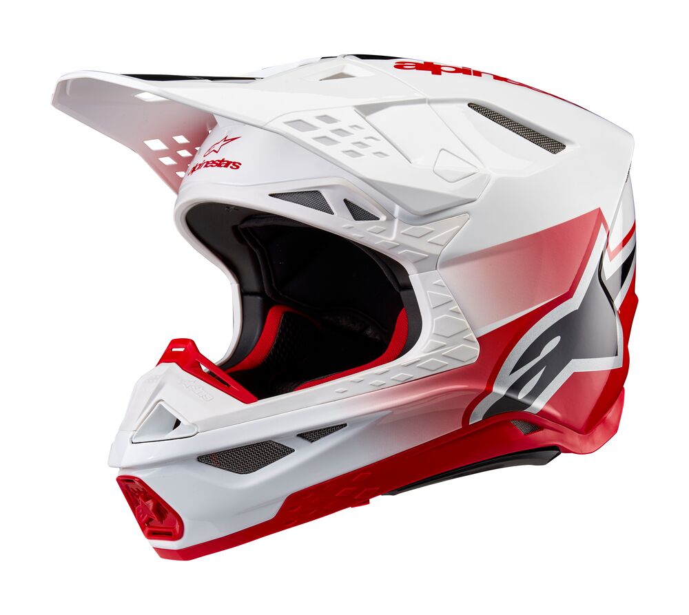ALPINESTARS SUPERTECH S-M10 UNITE RED WHITE GLOSSY HELMET