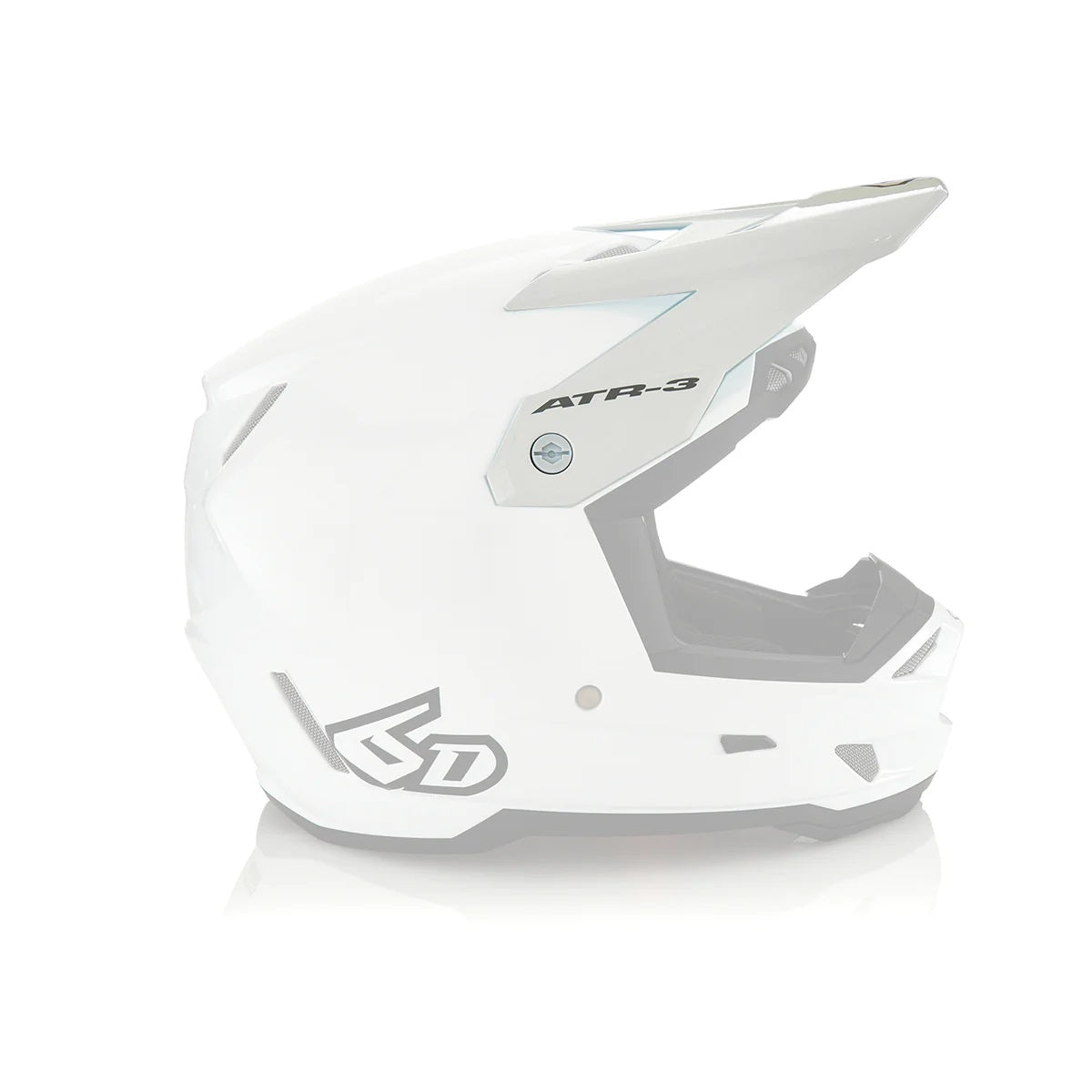 ATR-3 Visor Solid Gloss White
