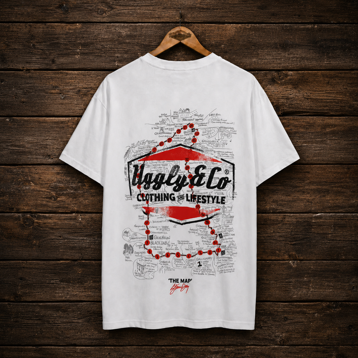 Steve Day ‘The Map’ x Diamond White T-Shirt