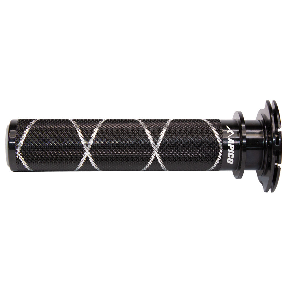 THROTTLE SLEEVE ALLOY KTM/HQV/GAS SX-F/FC 16-24, SX/TC125-300 23-24, EXC-F/FE 17-24, EXC/TPI 18-24, MC-F/EC-F/EX-F 21-24 BK (FAST ACTION) (R)