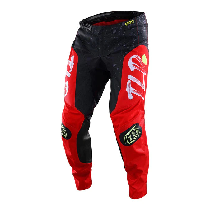Troy Lee Designs GP PRO PARTICAL BLACK/GLO RED KIT COMBO