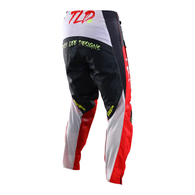 Troy Lee Designs GP PRO PARTICAL BLACK/GLO RED KIT COMBO