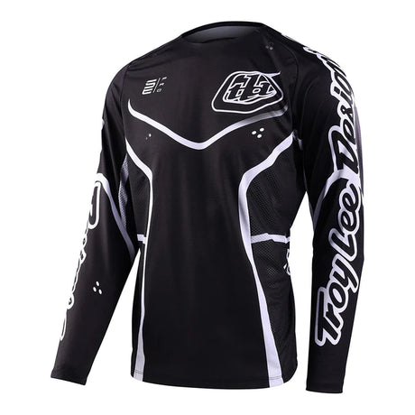 Troy Lee Designs SE PRO RADIAN BLACK / WHITE KIT COMBO