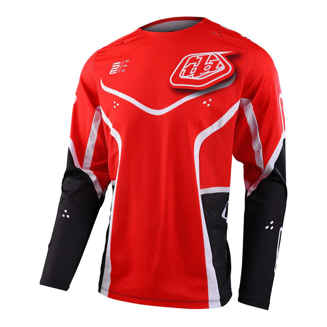 Troy Lee Designs SE PRO RADIAN RED/WHITE KIT COMBO