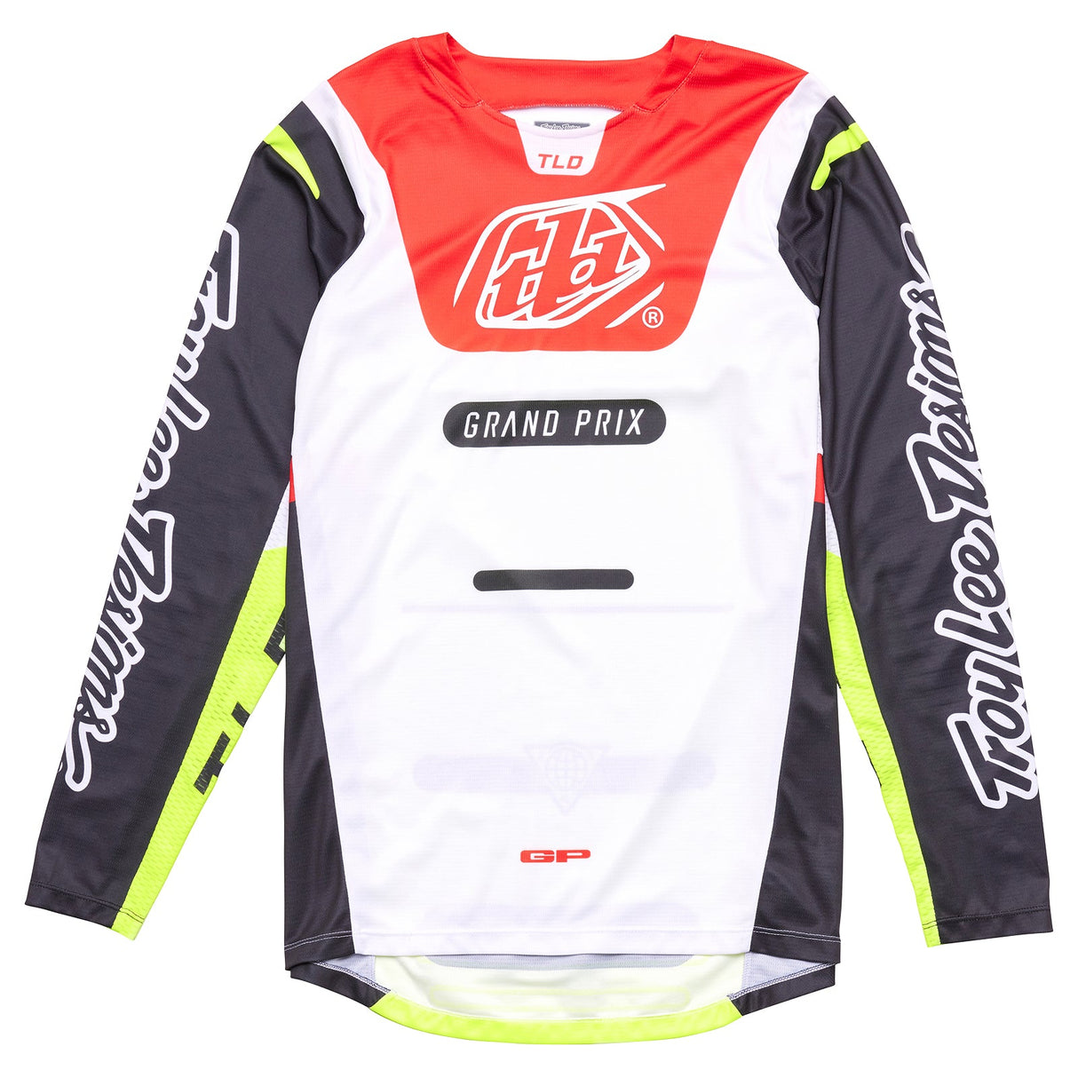 Troy Lee Designs GP Pro Jersey Blends White / Glo Red
