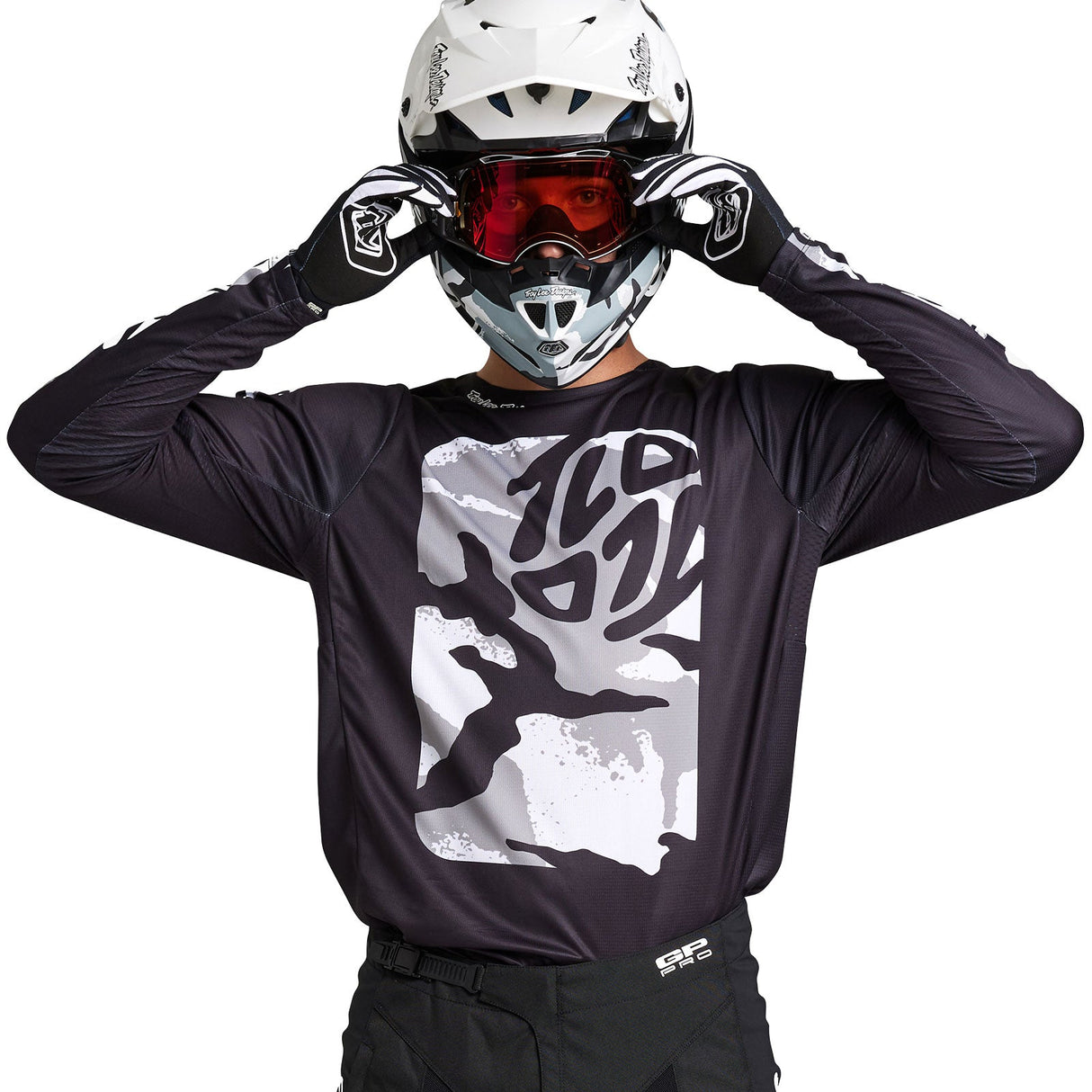 Troy Lee Designs GP Pro Jersey Boxed In Black / White