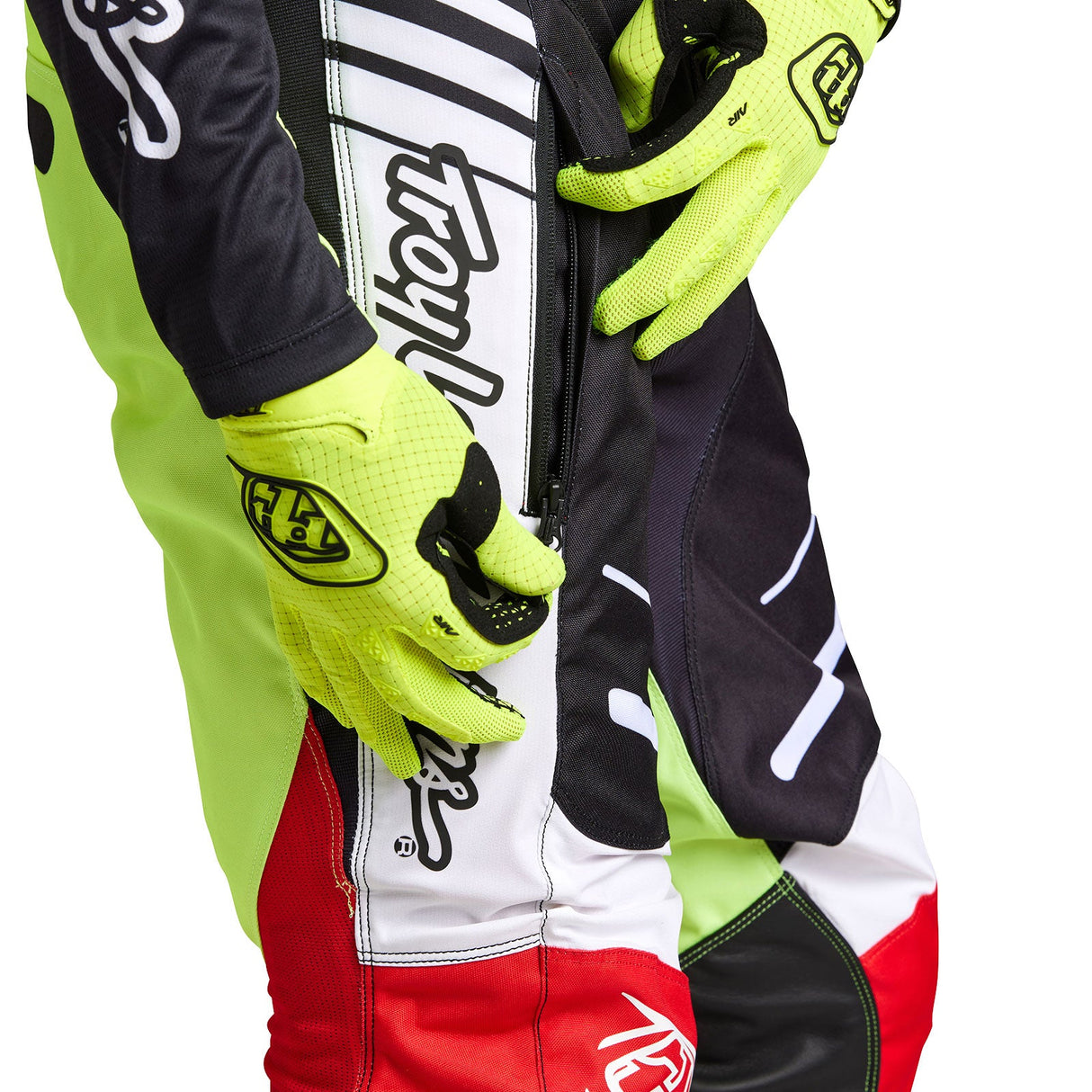 Troy Lee Designs GP Pro Pant Blends White / Glo Red