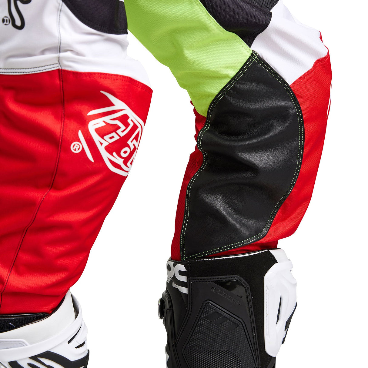 Troy Lee Designs GP Pro Pant Blends White / Glo Red