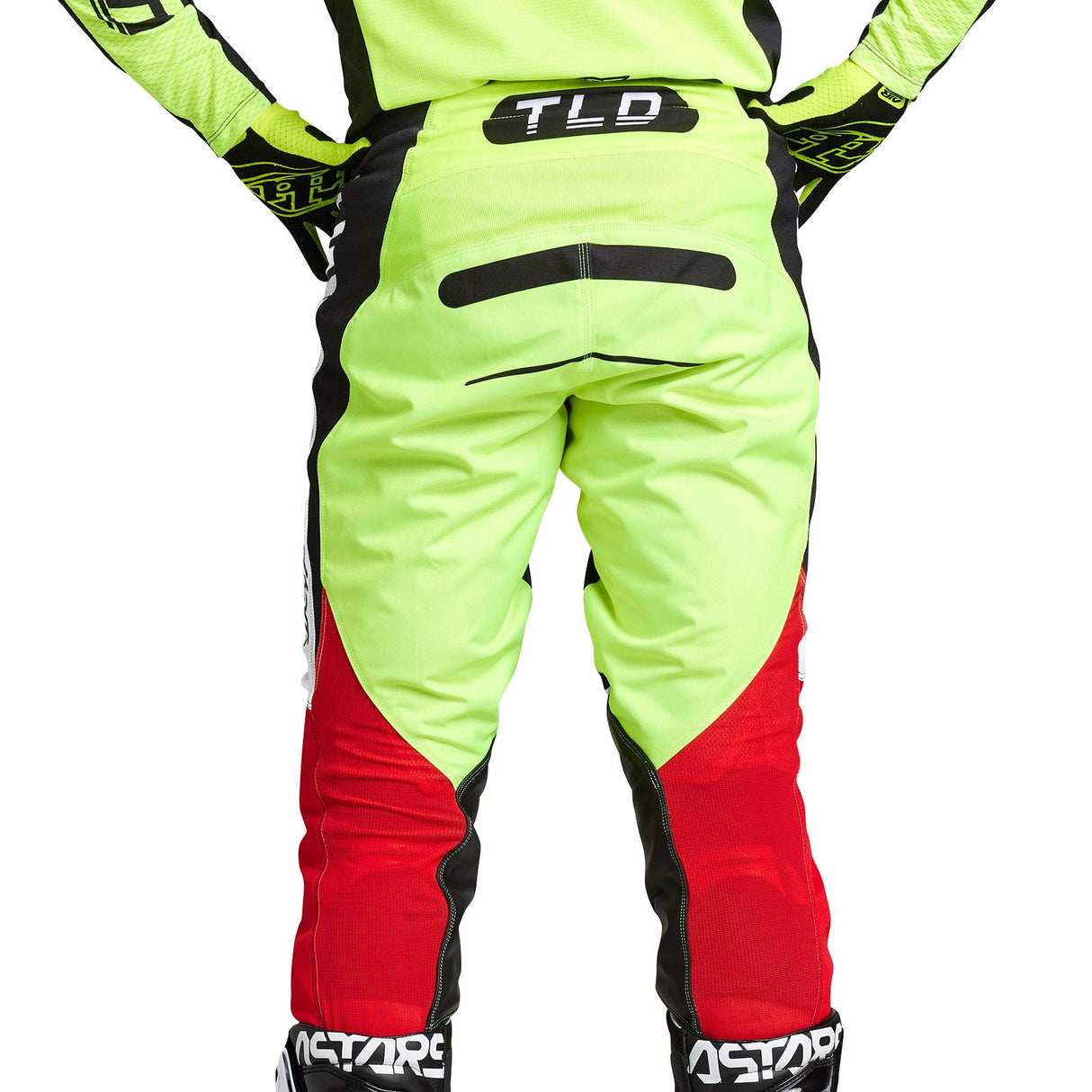 Troy Lee Designs GP Pro Pant Blends White / Glo Red