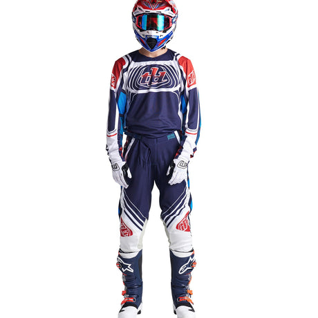 Troy Lee Designs SE Pro Jersey Wavez Navy / Red