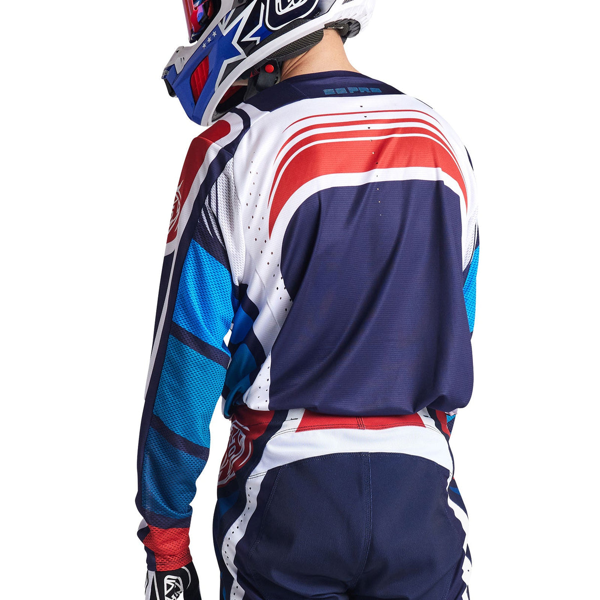 Troy Lee Designs SE Pro Jersey Wavez Navy / Red