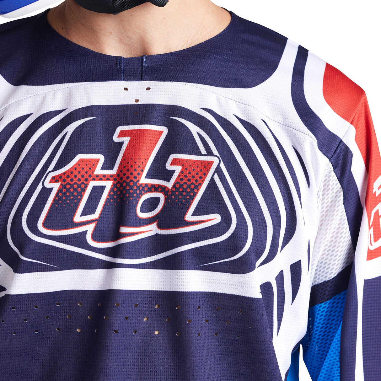 Troy Lee Designs SE Pro Jersey Wavez Navy / Red