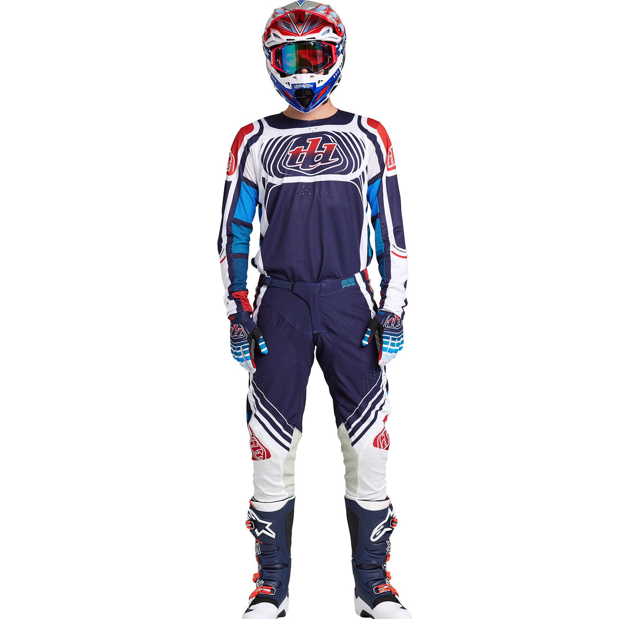 Troy Lee Designs SE Pro Jersey Wavez Navy / Red