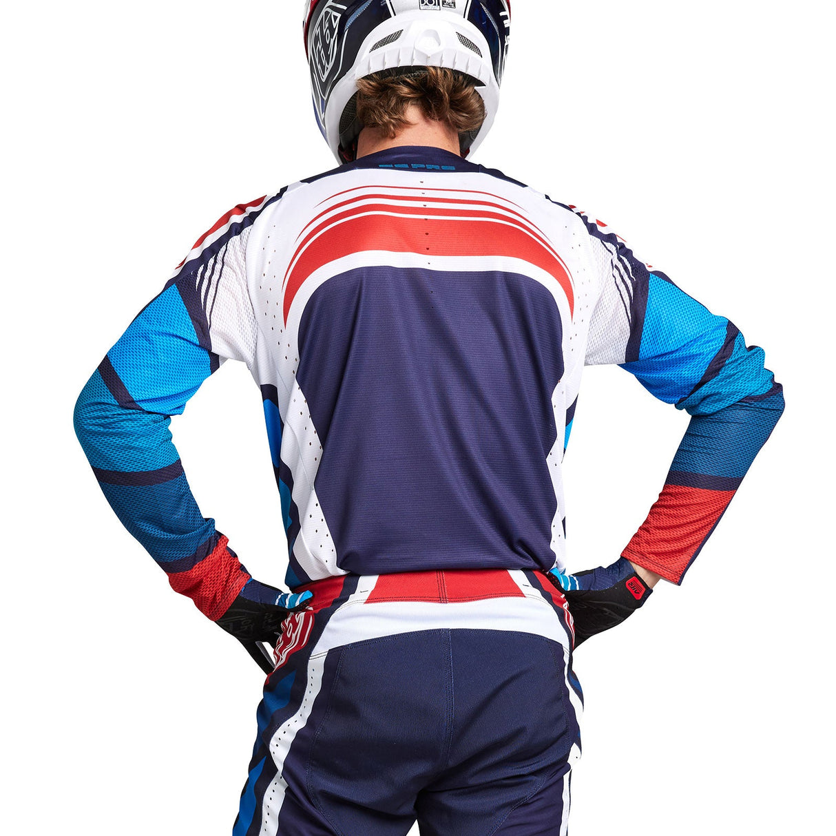 Troy Lee Designs SE Pro Jersey Wavez Navy / Red