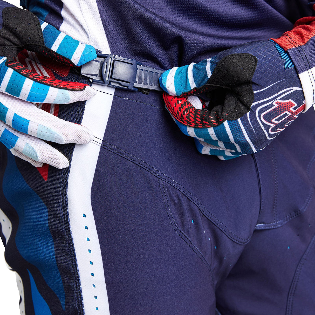 Troy Lee Designs SE Pro Pant Wavez Navy / Red