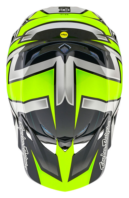 Troy Lee Designs SE5 Composite Helmet - Ever Grey / Yellow