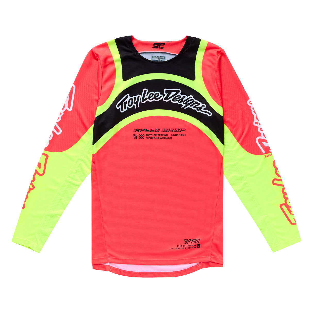 Troy Lee Designs GP Pro Swerve Jersey - Infra Red / Flo Yellow