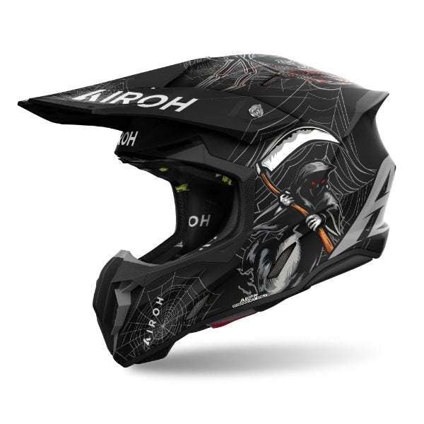 Airoh Twist 3 Arcade Matt MX Helmet in matte finish, motocross off-road protective gear