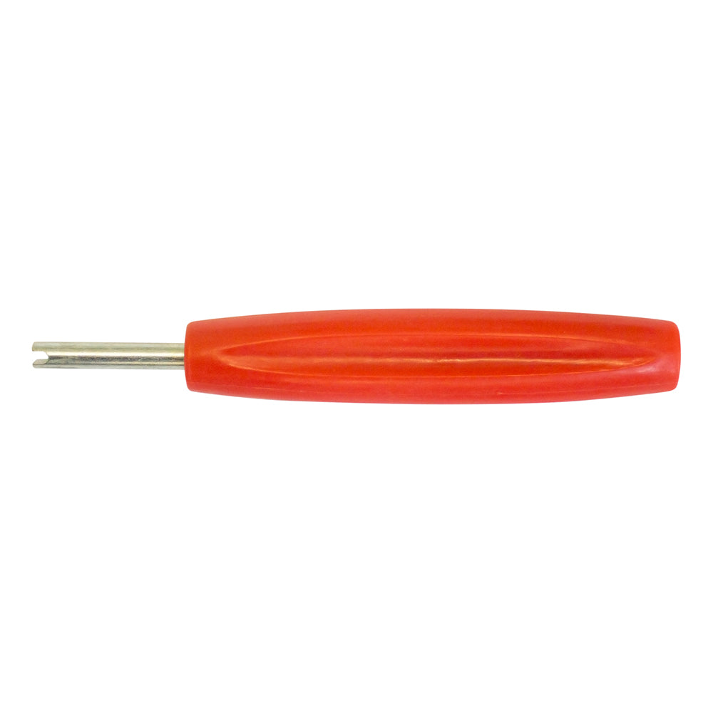 TYRE VALVE KEY TOOL SCREWDRIVER TYPE SHORT
