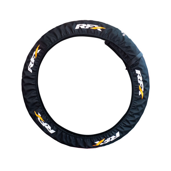 RFX FACTORY ADULT TYRE COVERS (BLACK) PAIR