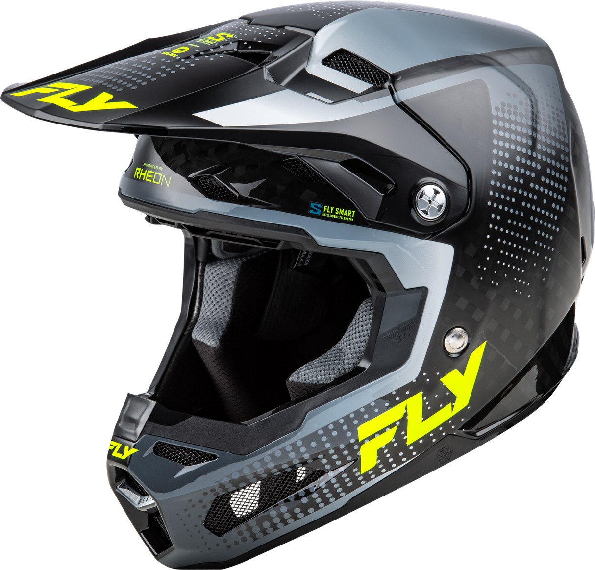 Formula S Protocol Carbon Helmet - Carbon/Grey/Hi-Viz