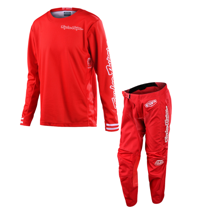 Troy Lee Designs Youth GP Kit Combo Mono Red