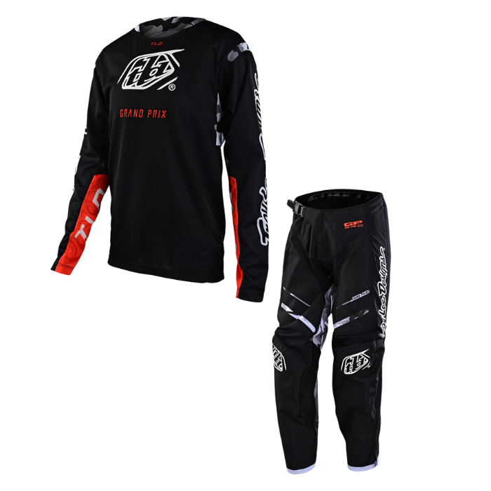 Troy Lee Designs Youth GP Pro Kit Combo Blends Camo Black White